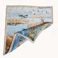 Poszetka jedwabna Biebrzański Park Narodowy I 