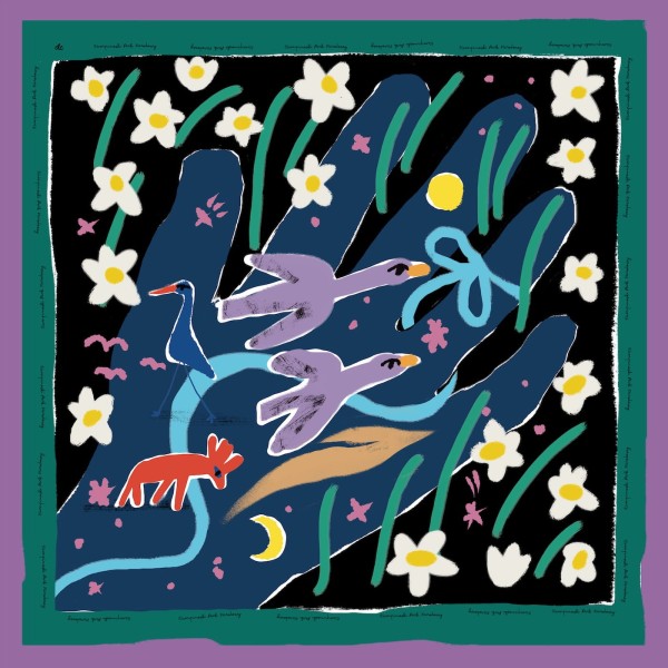 Poszetka jedwabna Kampinoski Park Narodowy